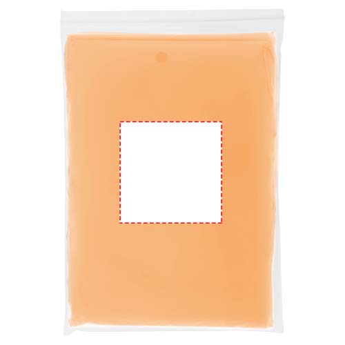 Poncho impermeabile monouso Ziva con custodia