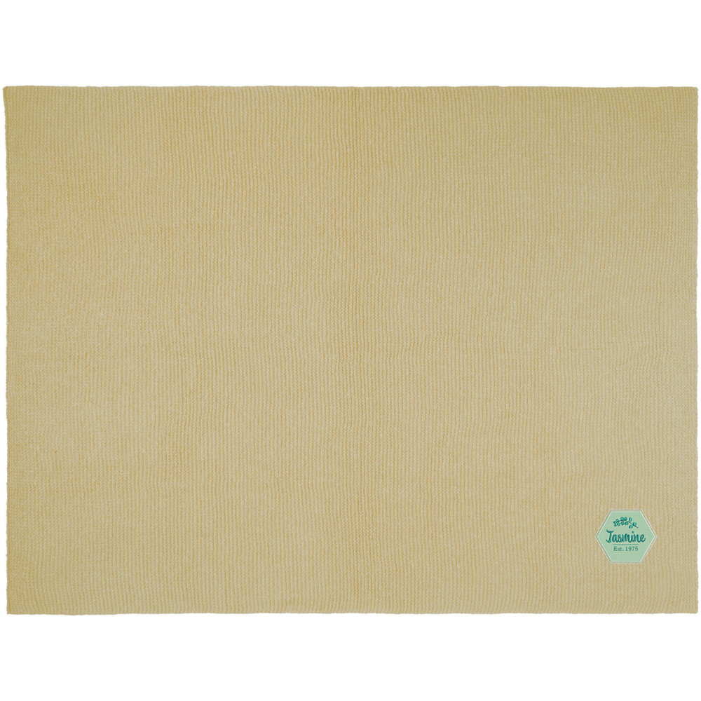 Coperta lavorata maglia di poliestere GRS da 150 x 120 cm Suzy