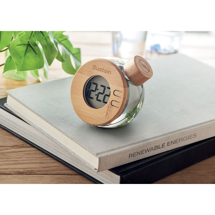 DROPPY LUX - Orologio alimentato ad acqua