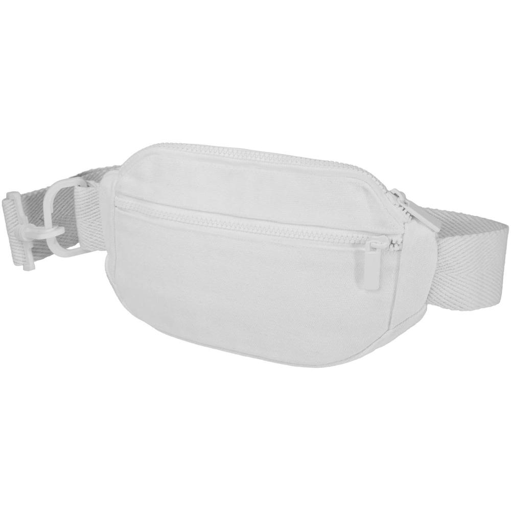 Borsa a tracolla Aware™ in materiale riciclato da 500 g/m² Crescent - Bianco