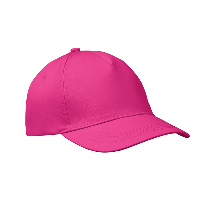 BUZZ - Cappellino 5 pannelli 160 gr - Fucsia