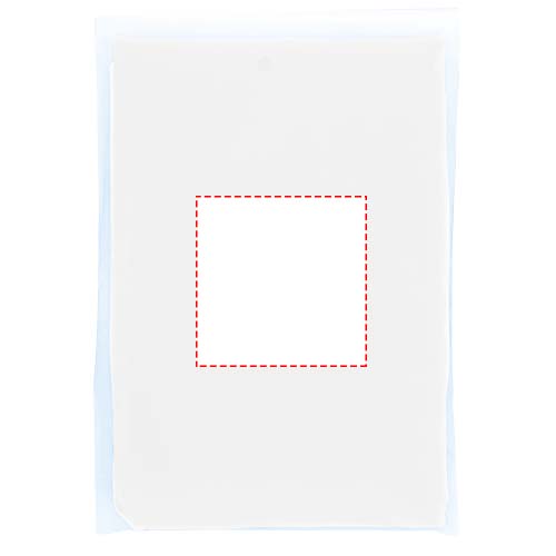 Poncho impermeabile monouso in materiale riciclato certificato GRS con custodia Mayan 