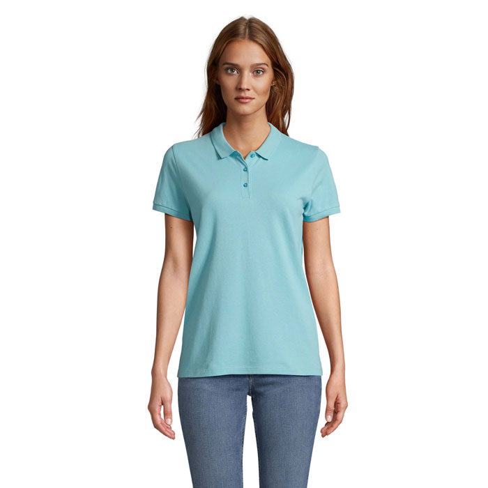 PLANET WOMEN - Polo PLANET DONNA 170g - Pool Blue