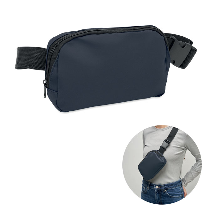 KOROVIN WAIST - Marsupio in poliestere 210D - Francese Navy