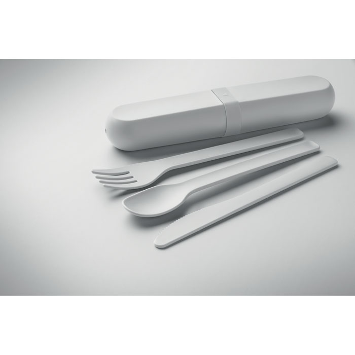 BITEFUL - Set di posate e astuccio in PLA