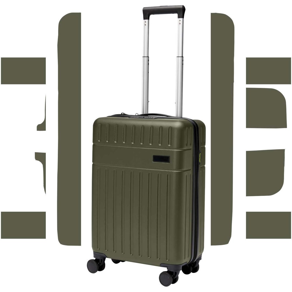 Trolley bagaglio a mano in materiale riciclato certificato GRS da 40 l per portatile da 20" Rover - Verde foresta