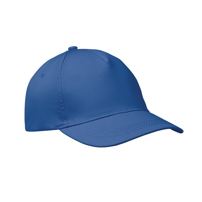 BUZZ - Cappellino 5 pannelli 160 gr - Blu royal