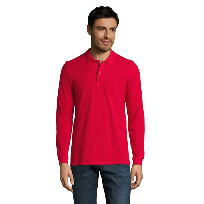 PERFECT LSL MEN - PERFECT POLO LSL UOMO 180 - Rosso