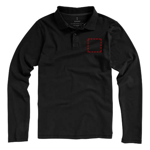 Polo Calgary a manica lunga da uomo