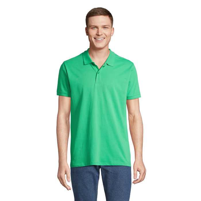 PLANET MEN - Polo PLANET UOMO 170g - Verde Primavera
