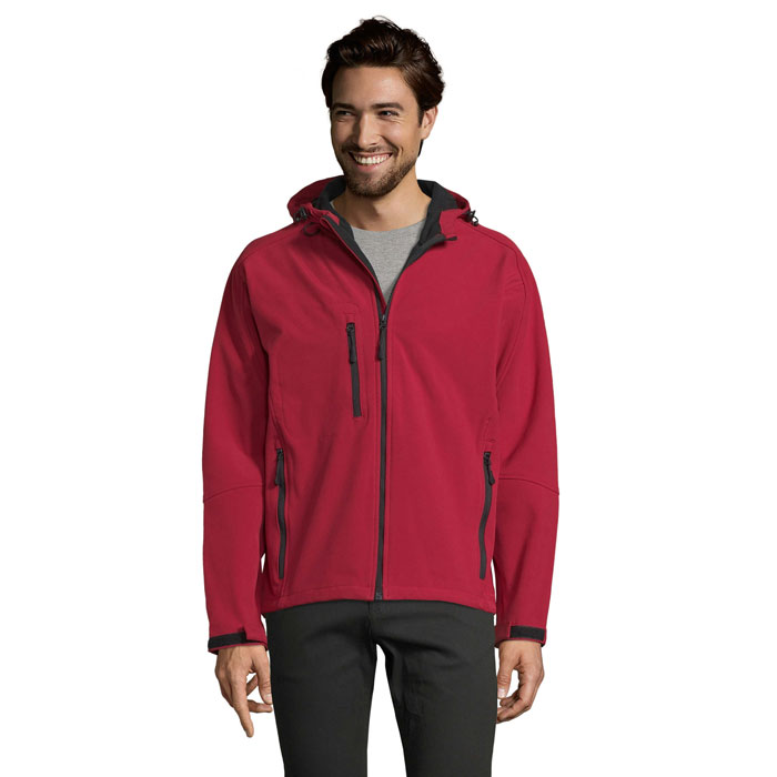 REPLAY MEN - REPLAY UOMO SOFTSHELL - Rosso Peperoncino