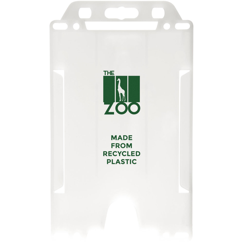 Porta badge in plastica riciclata Pierre 