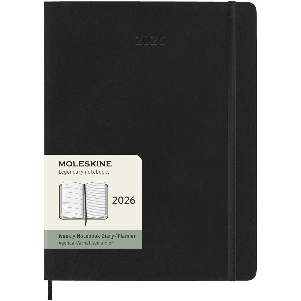 Blocco note 12 mesi formato XL con copertina morbida Moleskine
