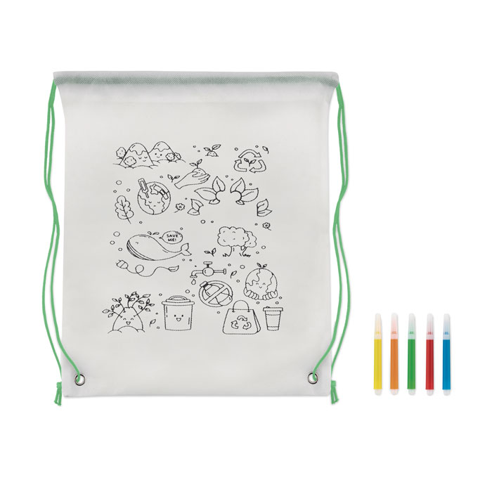 CARRYDRAW - Sacca da colorare in non woven