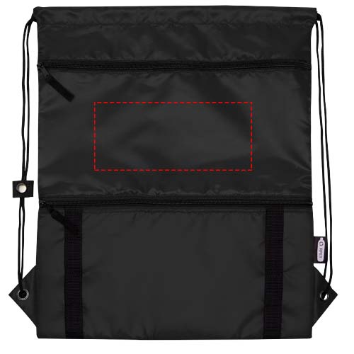 Borsa termica con coulisse in materiale riciclato Adventure - 9L
