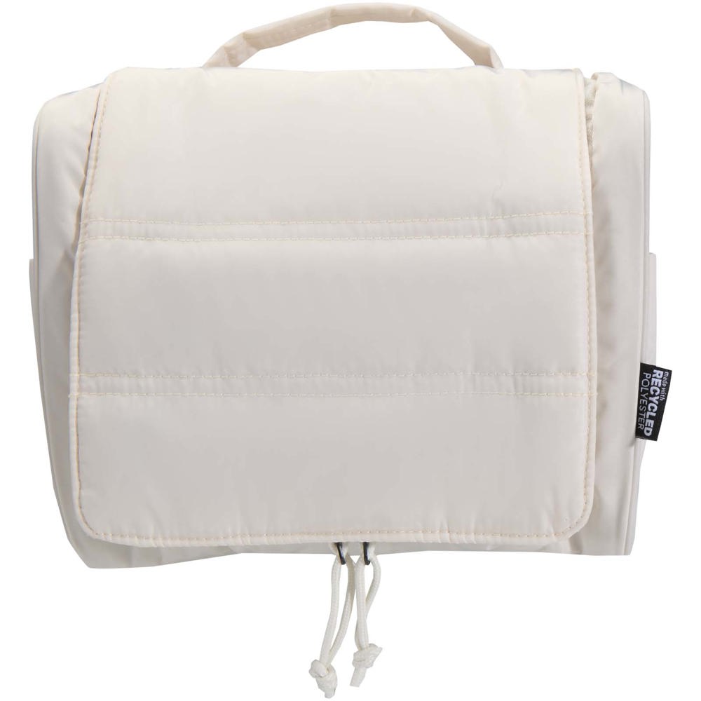 Beauty case da appendere in materiale riciclato certificato GRS Puffer - 8L