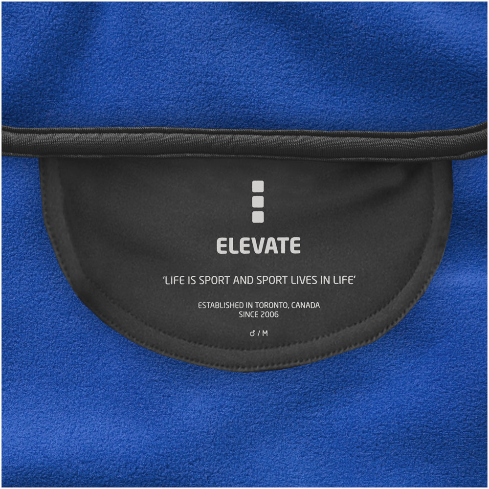 Giacca in microfleece Brossard con zip intera da uomo