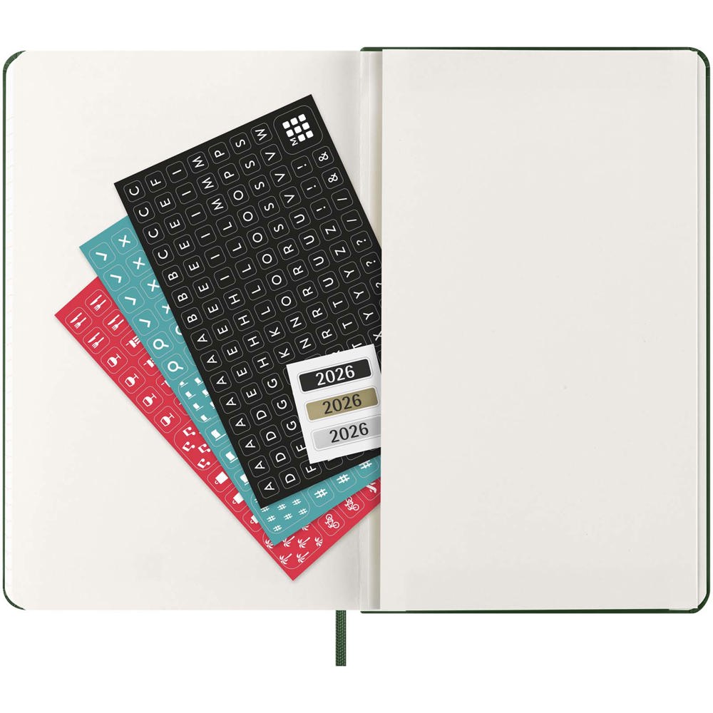 Agenda giornaliera 12 mesi con copertina rigida Moleskine