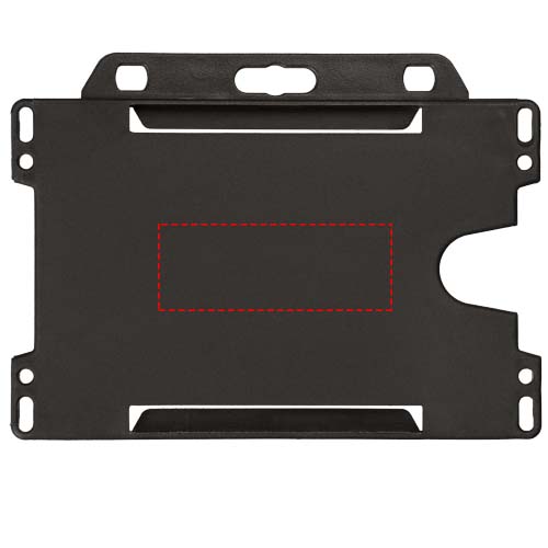 Porta badge in plastica riciclata Vega