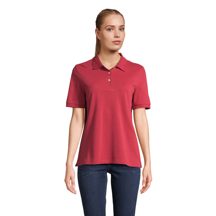 PACIFIC WOMEN - PACIFIC POLO DONNA - Folk Red Twin