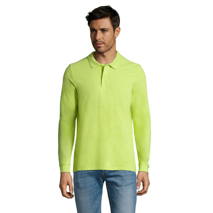PERFECT LSL MEN - PERFECT POLO LSL UOMO 180 - Apple Green