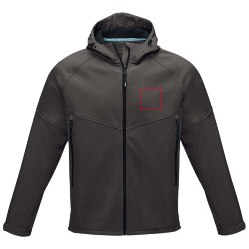 Giacca Coltan da uomo in softshell riciclato