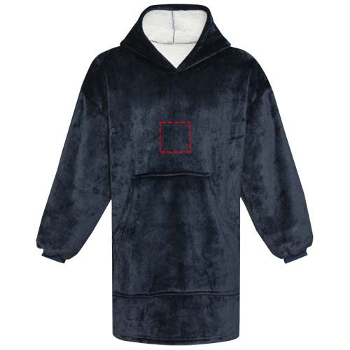 Coperta con cappuccio in tessuto certificato GRS Denali