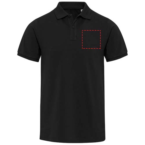 Polo a maniche corte unisex in tessuto biologico riciclato certificato OCS da 220 g/m² Beryl