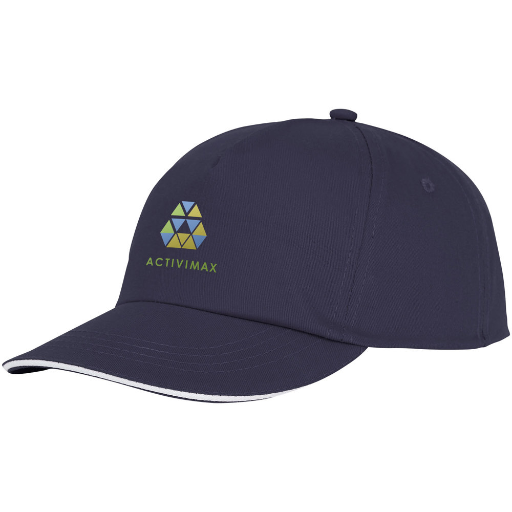Cappellino a 5 pannelli con visiera sandwich da 175 g/m² Styx