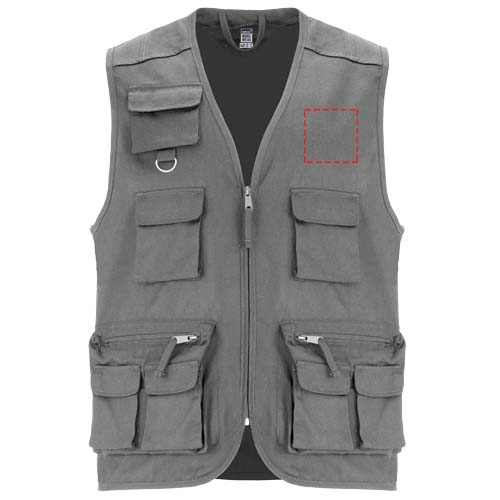 Gilet da lavoro con più tasche e scollo a V da 200 g/m² Venera 