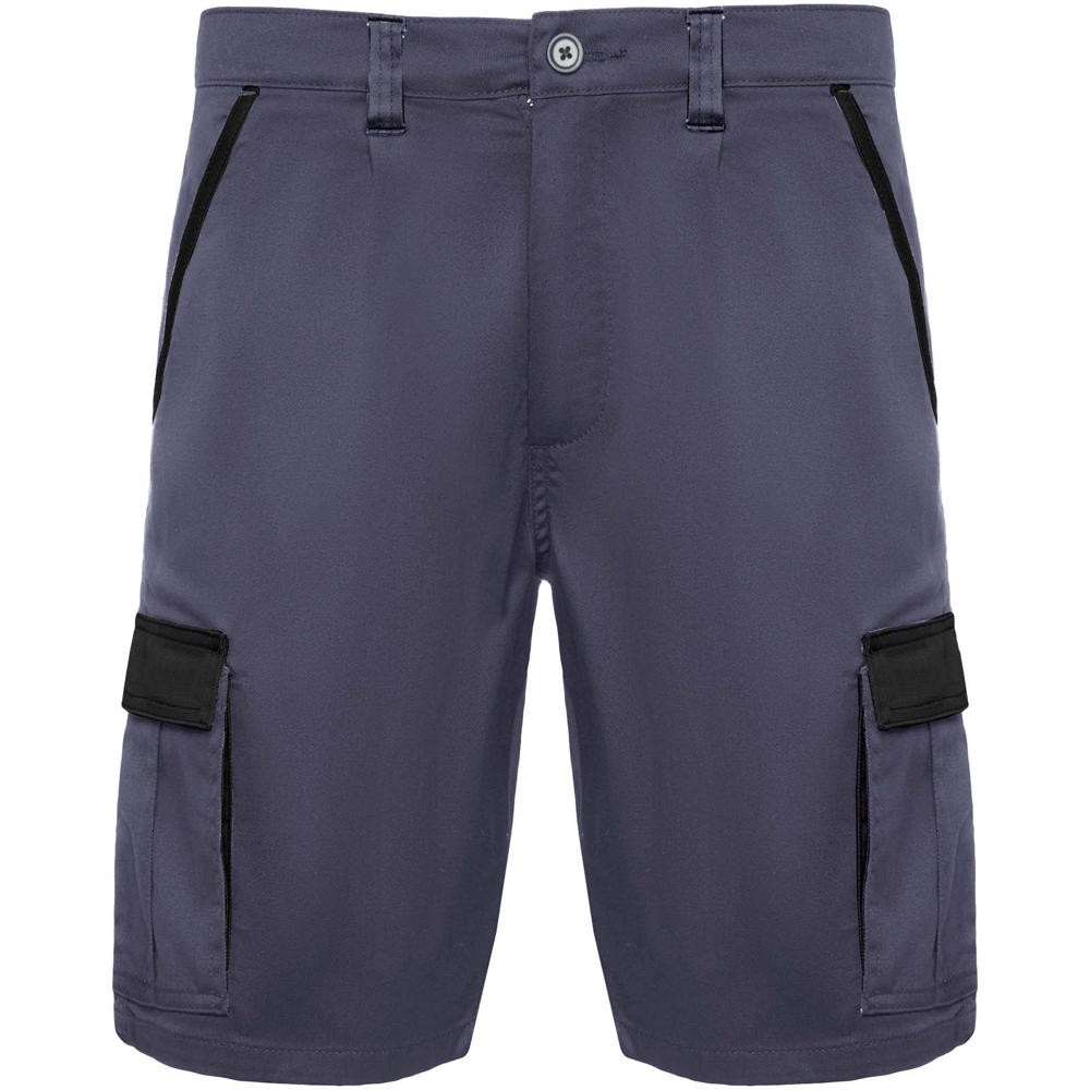 Bermuda da lavoro in tessuto da 250 g/m² Tahoe - Piombo, Nero