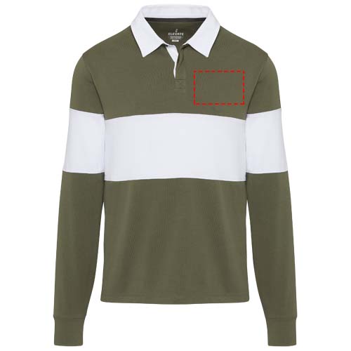 Felpa polo da rugby unisex Clyde