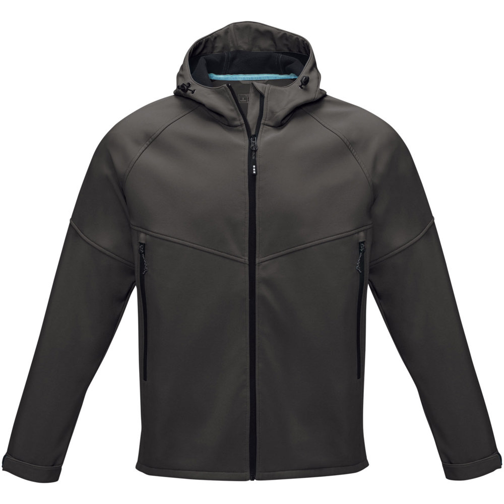 Giacca Coltan da uomo in softshell riciclato