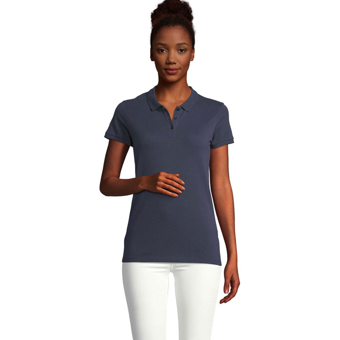 PLANET WOMEN - Polo PLANET DONNA 170g - Blu Scuro Francese