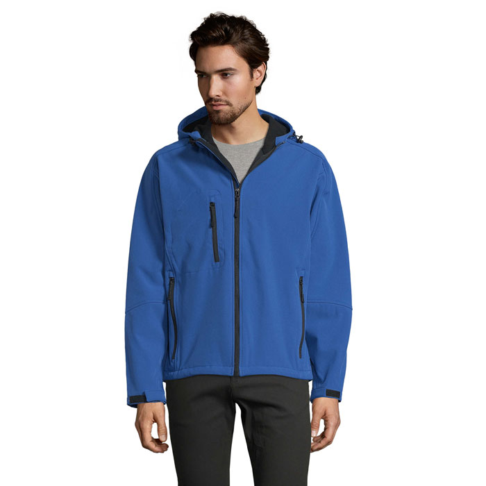 REPLAY MEN - REPLAY UOMO SOFTSHELL - Blu Royal