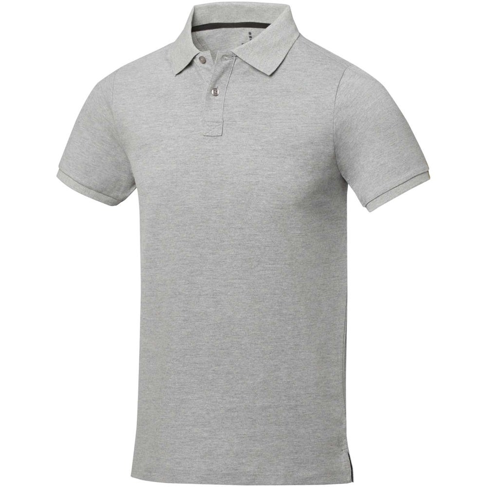 Polo Calgary a manica corta da uomo - Grigio Melange