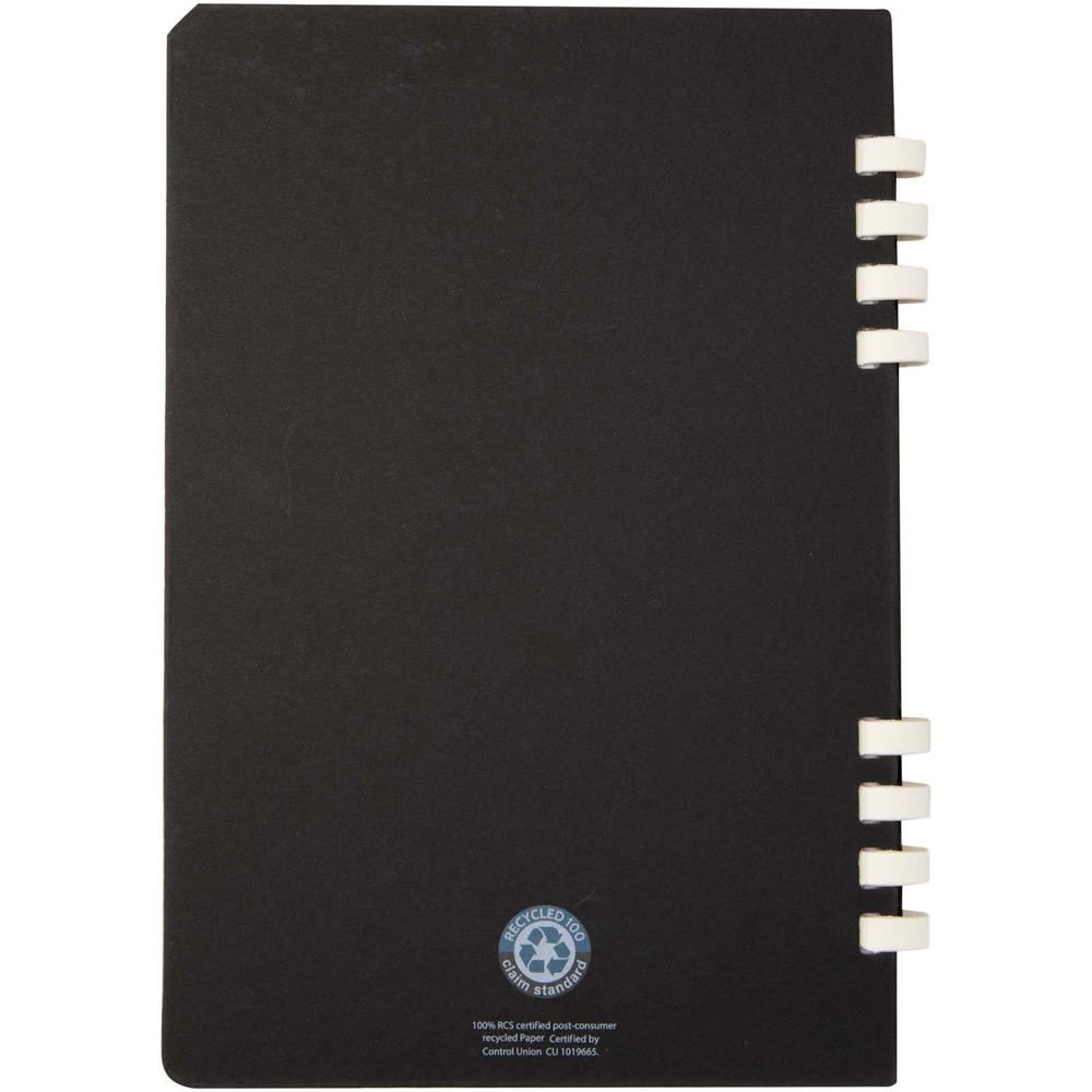 Blocco note a spirale formato A5 con copertina rigida in materiale riciclato certificato RCS Fil