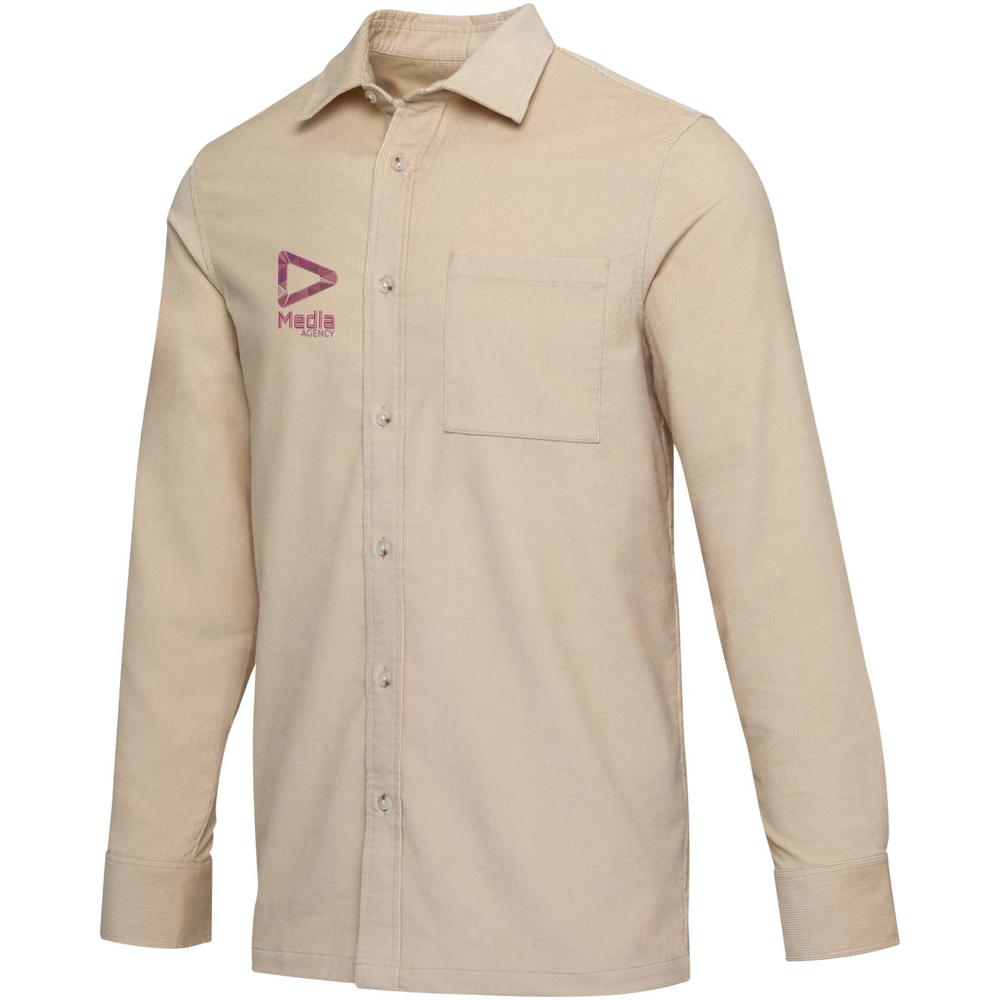 Camicia unisex in velluto a coste Alum