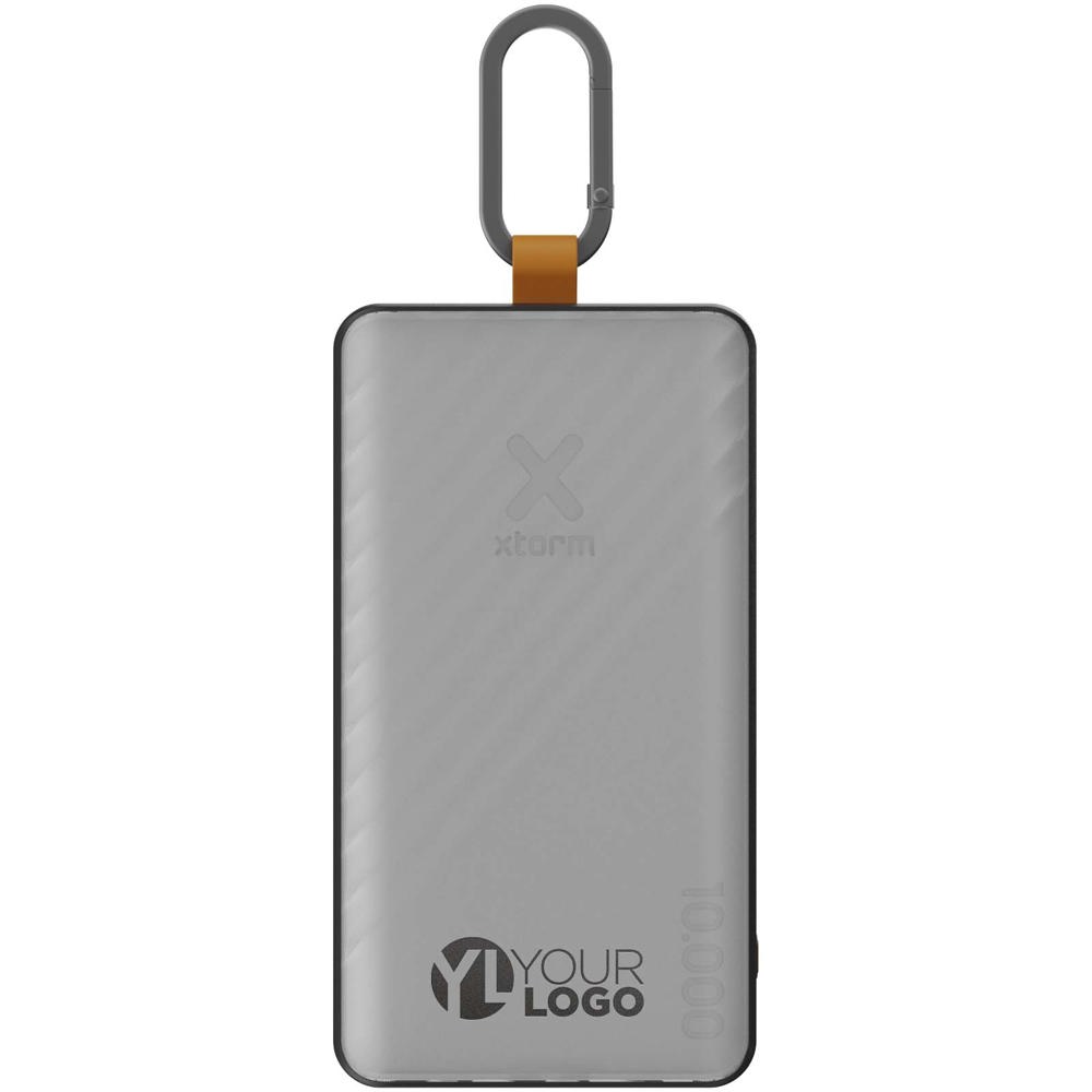 Power bank a energia solare da 10.000 mAh 15 W con luce Xtorm XG2S101 Go2 