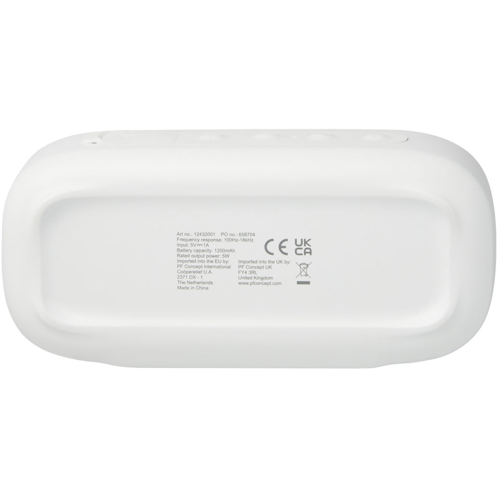 Altoparlante Bluetooth® IPX5 in plastica riciclata da 5 W Stark 2.0 