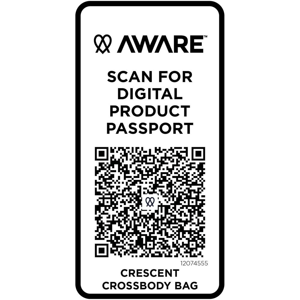 Borsa a tracolla Aware™ in materiale riciclato da 500 g/m² Crescent