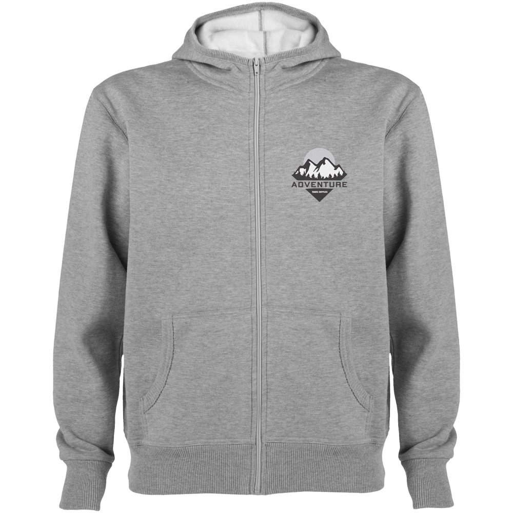 Felpa unisex con cappuccio e zip intera Montblanc