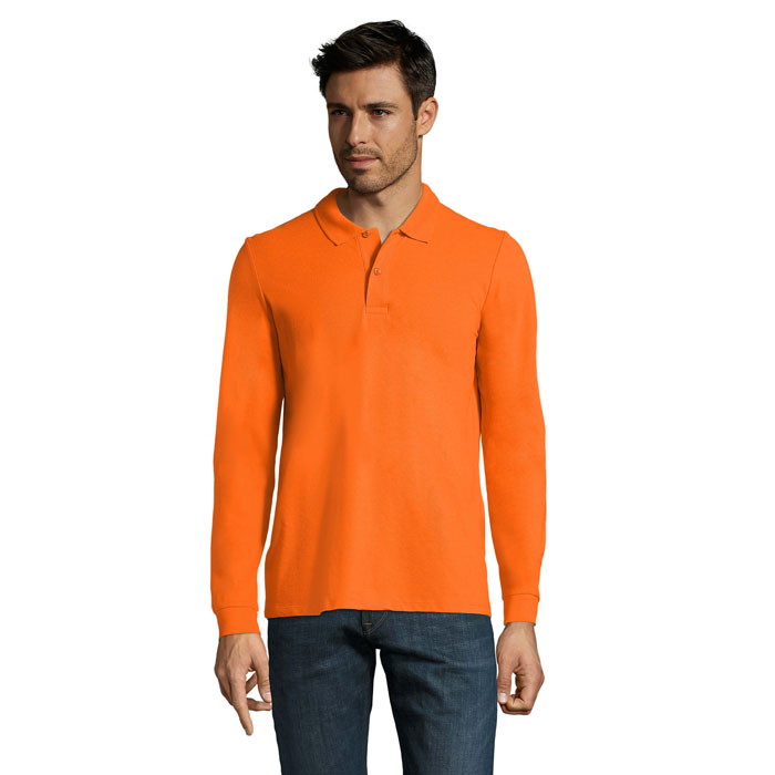 PERFECT LSL MEN - PERFECT POLO LSL UOMO 180 - Arancione